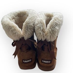 LAM fur boots girls 2Y - FREE SHIPPING ON ALL ITEMS